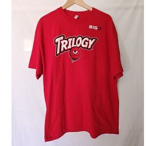 BIG3 Trilogy Basketball T-Shirt XL Red Graphic Logo Short Sleeve Tee  Ice Cube
